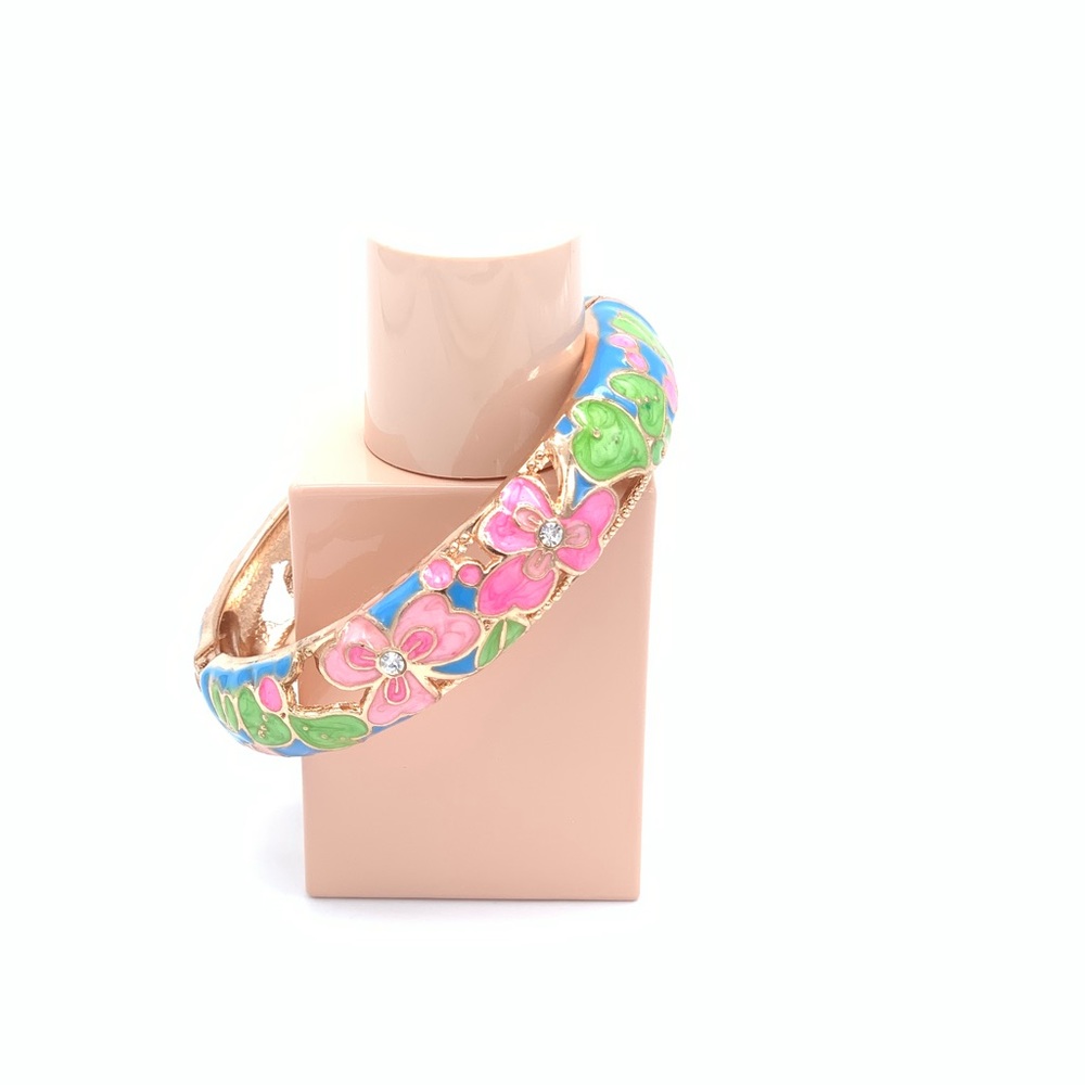 Flowers Series Enamel Glazed Bracelet